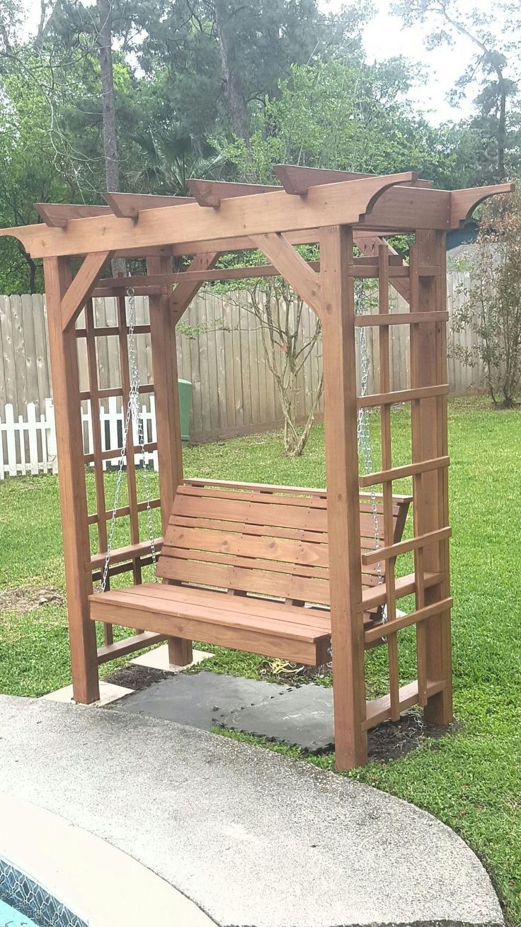 Balansoar rustic model Pergolă P1
