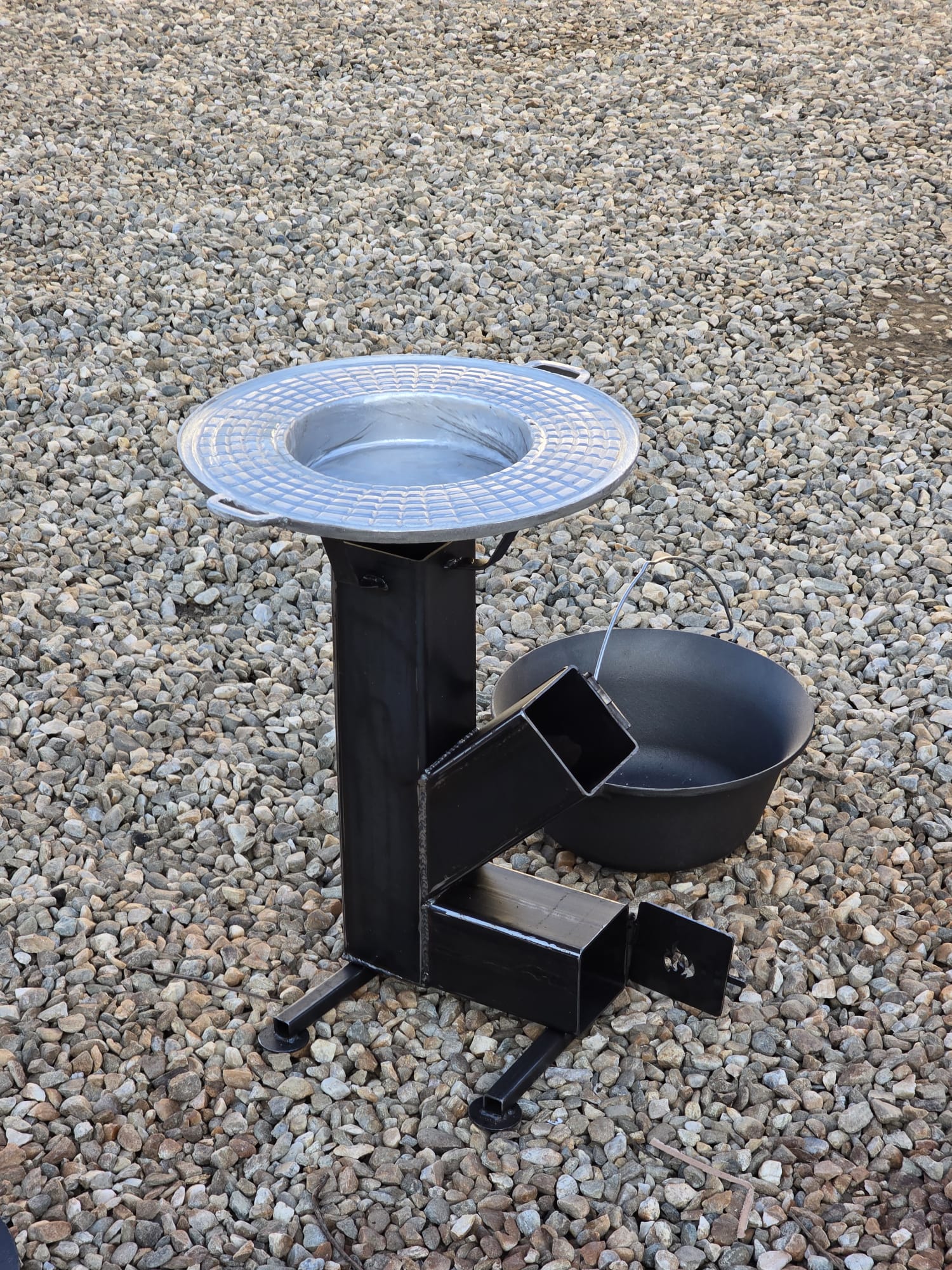 Disc grill 55 cm cu 3 funcții