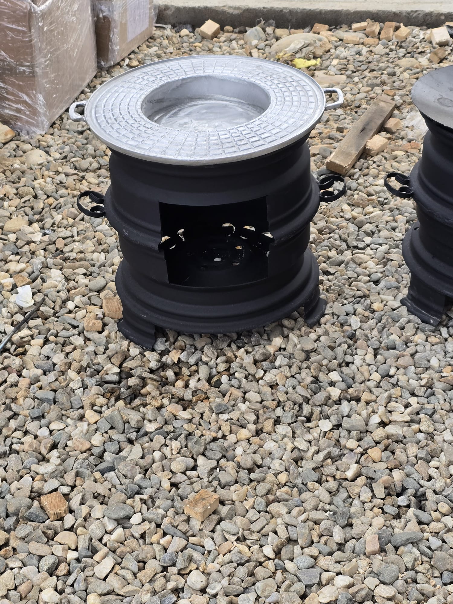 Disc grill 55 cm cu 3 funcții