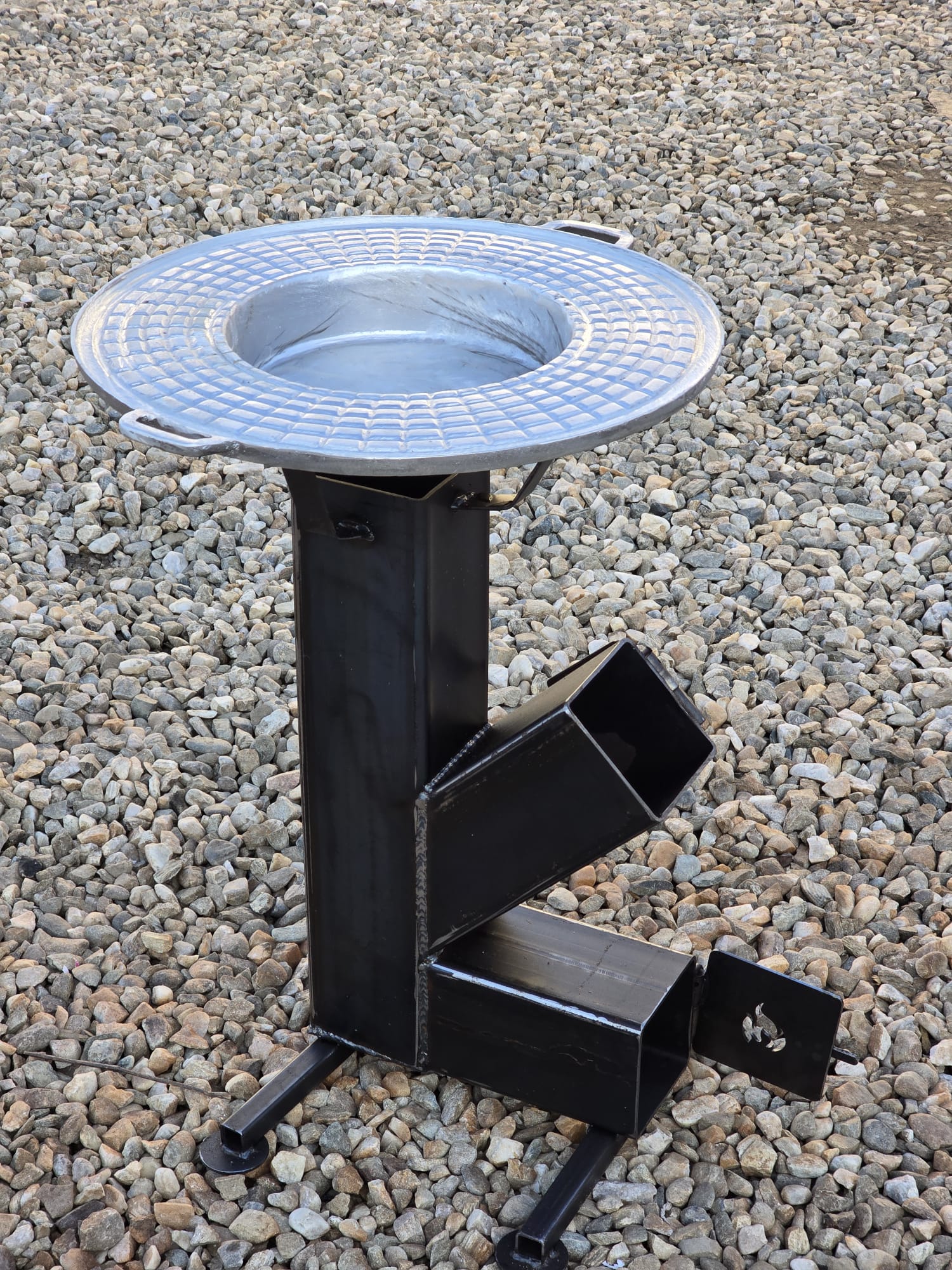 Disc grill 55 cm cu 3 funcții