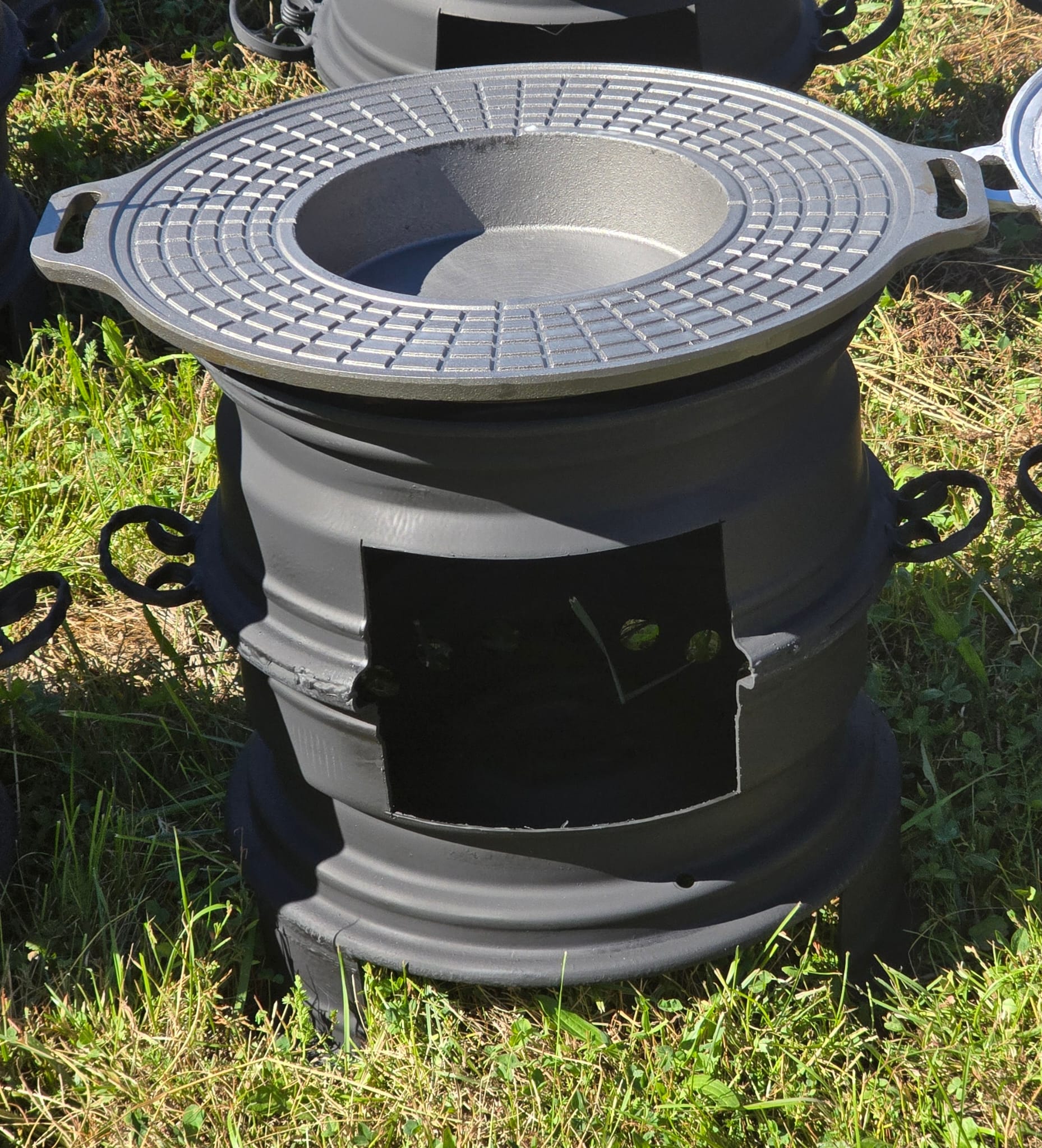 Disc grill fontă 3 în 1, 50 cm